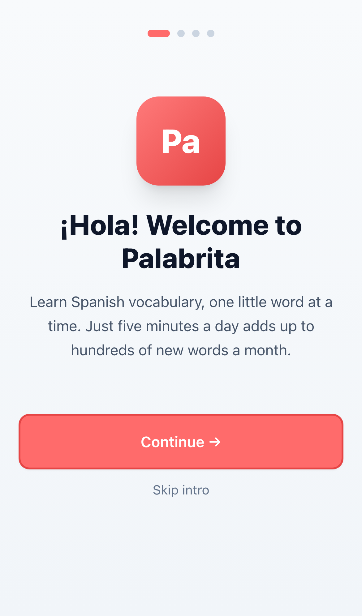 Palabrita screenshot